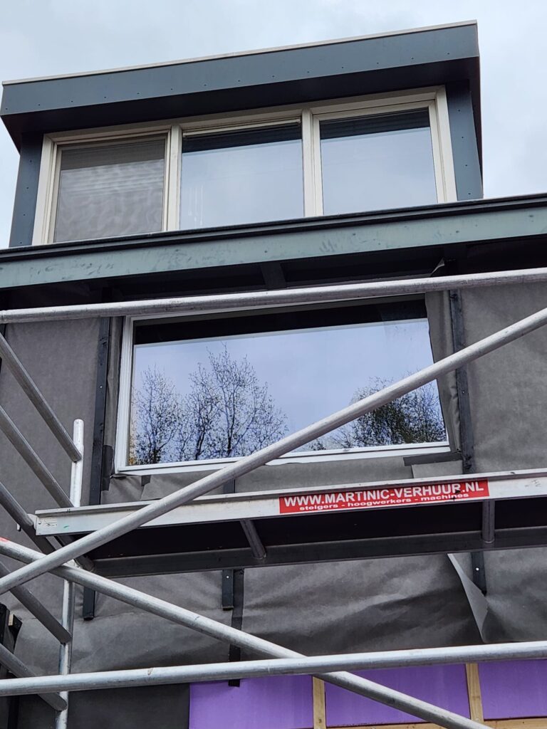 Glas vervangen tijdens slaapkamer verbouwing