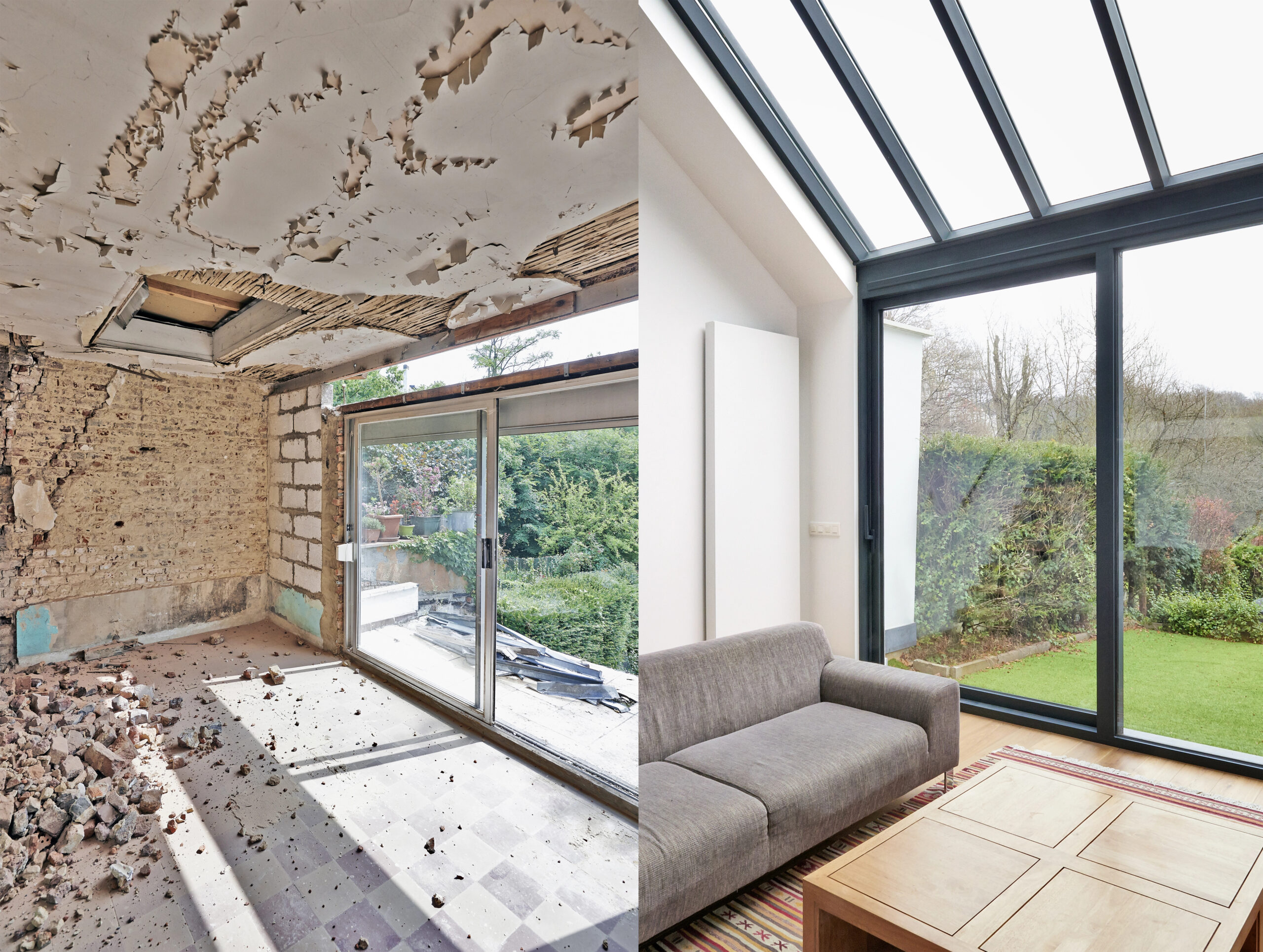 Badkamer renovatie voor en na