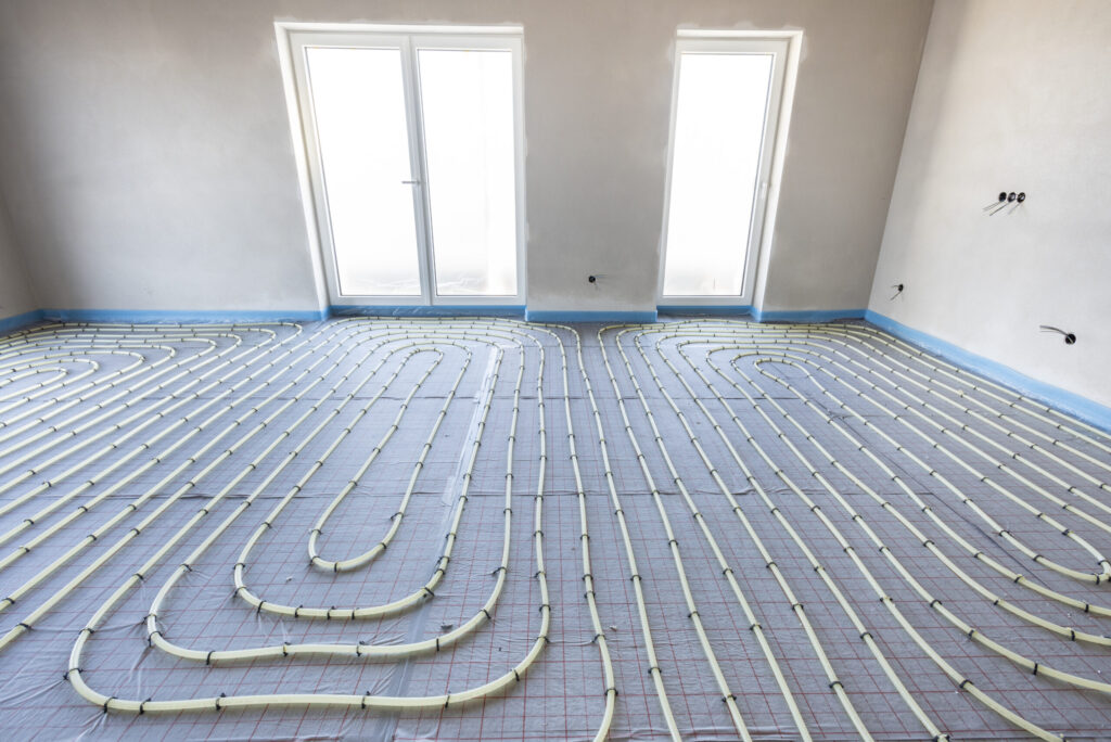 Vloerverwarming leggen